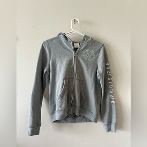 Girls Abercrombie Kids Fullzip grey jacket yxl 16